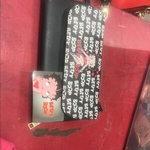Betty Boop Black and Red Wallet